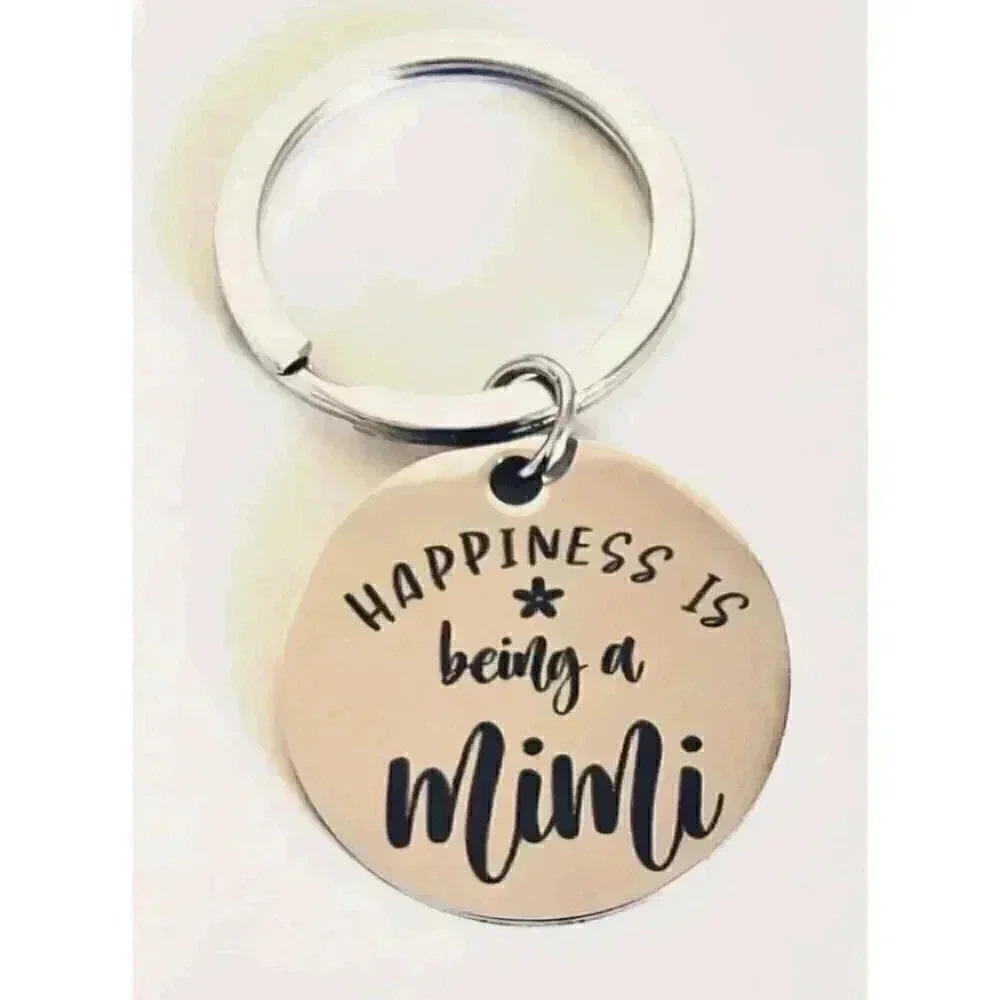 Happiness Is Being A Mimi Keychain